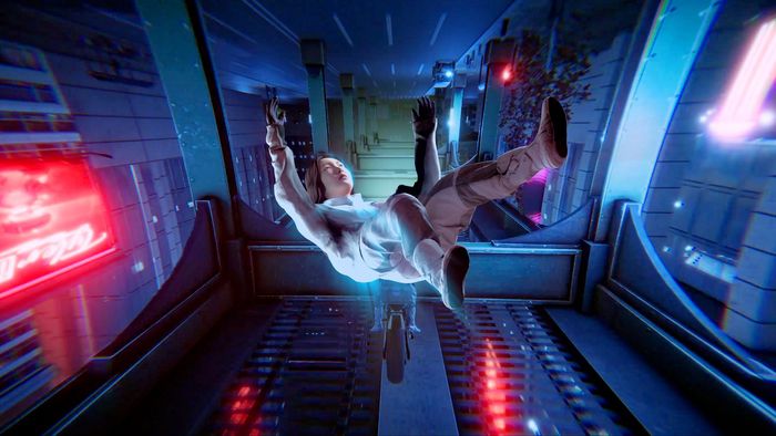 김아영 작가의 영상 작품 ‘딜리버리 댄서의 구(Delivery Dancer’s Sphere)’(2022)의 한 장면. [사진출처 = LG]