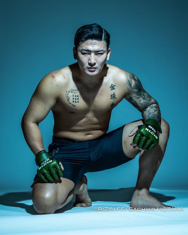 초대 로드FC 헤비급/라이트헤비급 챔피언 김태인 라이진 10주년 기념대회 프로필. 사진=RIZIN FF