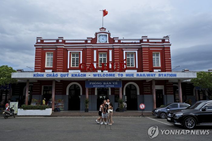 베트남 기차역 [사진 = AP 연합뉴스]