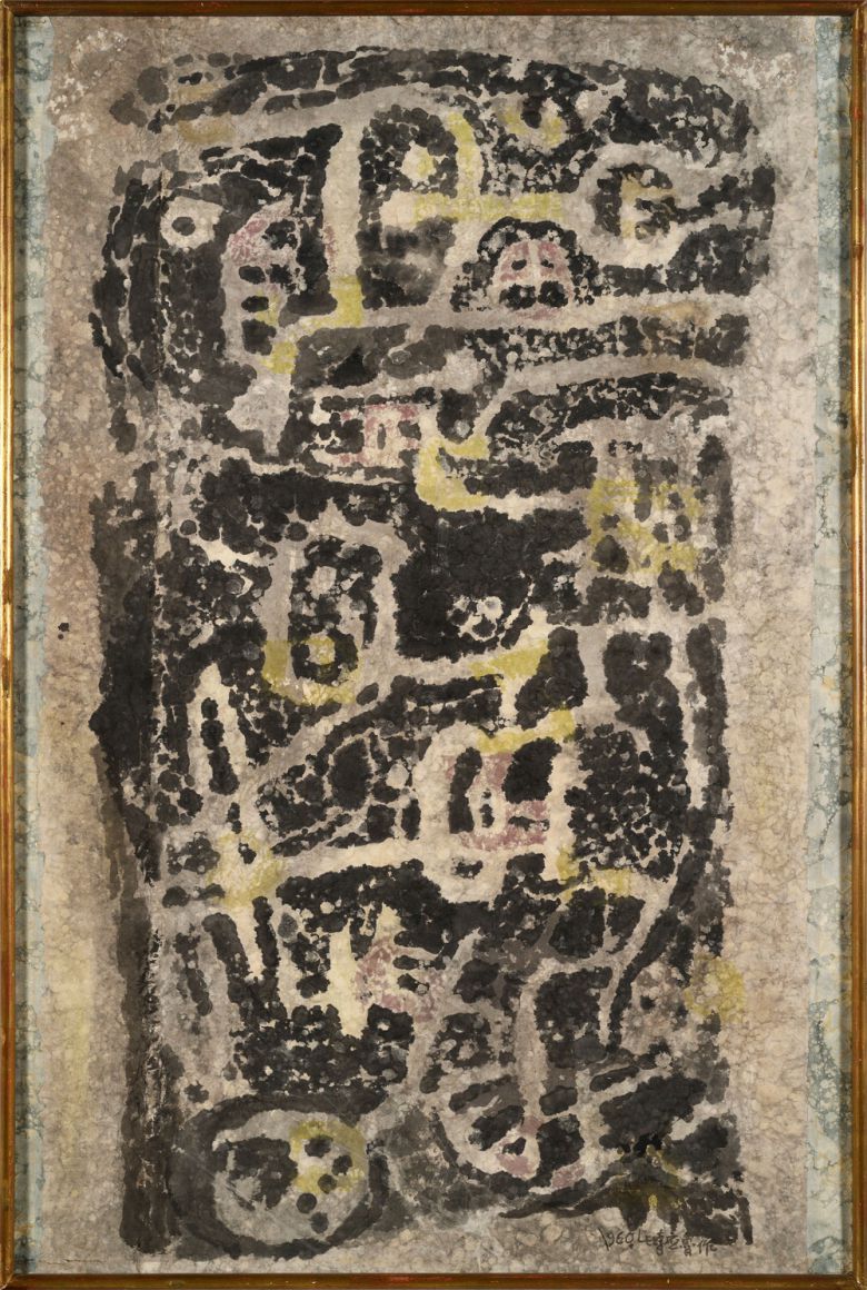 이응노 구성(1990년, 133×80㎝)