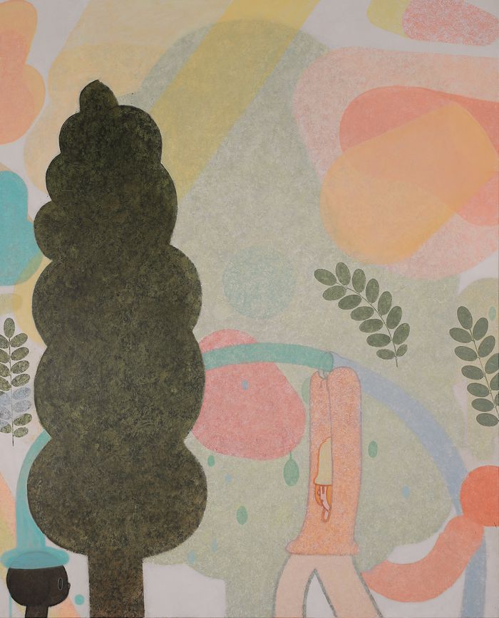 강준석 ‘A certain day of mine, waiting for spring’(2025). 아트사이드갤러리