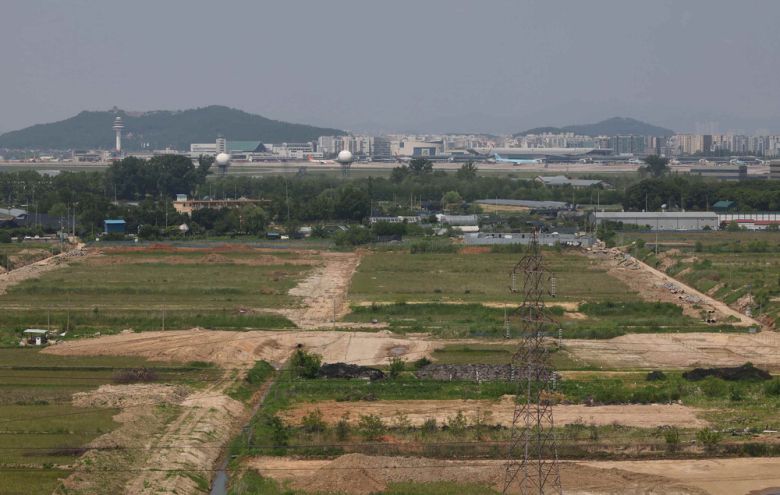 수도권 3기 신도시 중 한 곳인 부천대장 토지 전경.  매경DB