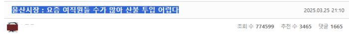 25일 온라인 커뮤니티 ‘에펨코리아’에 울산시장 발언에 대한 게시물이 올라왔다. [사진 출처 = 에펨코리아 캡처]