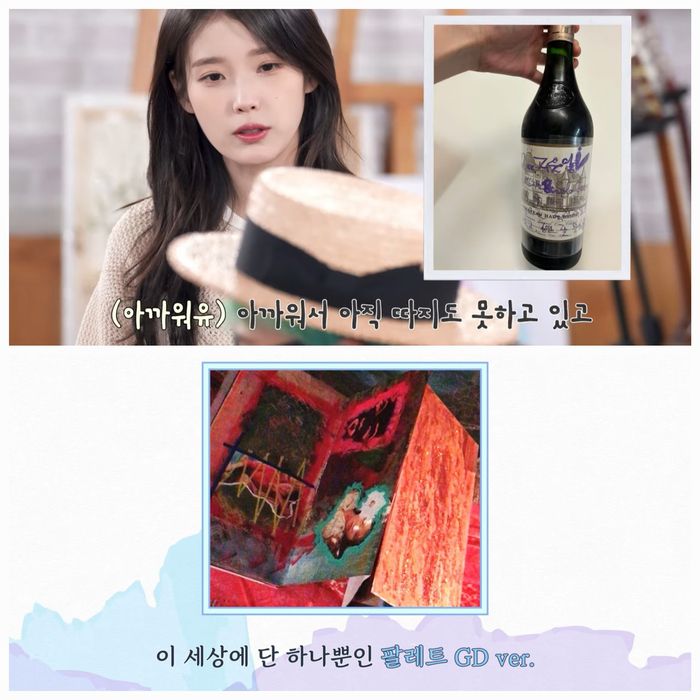 두 사람은 아이유 콘서트를 계기로 7년 만에 재회했다고 밝혔다. 사진=아이유의 팔레트