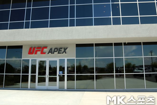 2024년 7월 UFC on ESPN 60 당시 미국 네바다주 엔터프라이즈 APEX 입구 모습. 사진=김재호 특파원