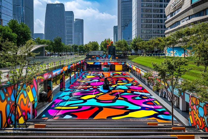 뉴욕을 기반으로 활동하는 제이슨 아티엔자의 작품. / 사진=워커힐 호텔앤리조트