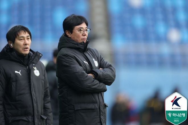 대전하나시티즌 황선홍 감독. 사진=한국프로축구연맹