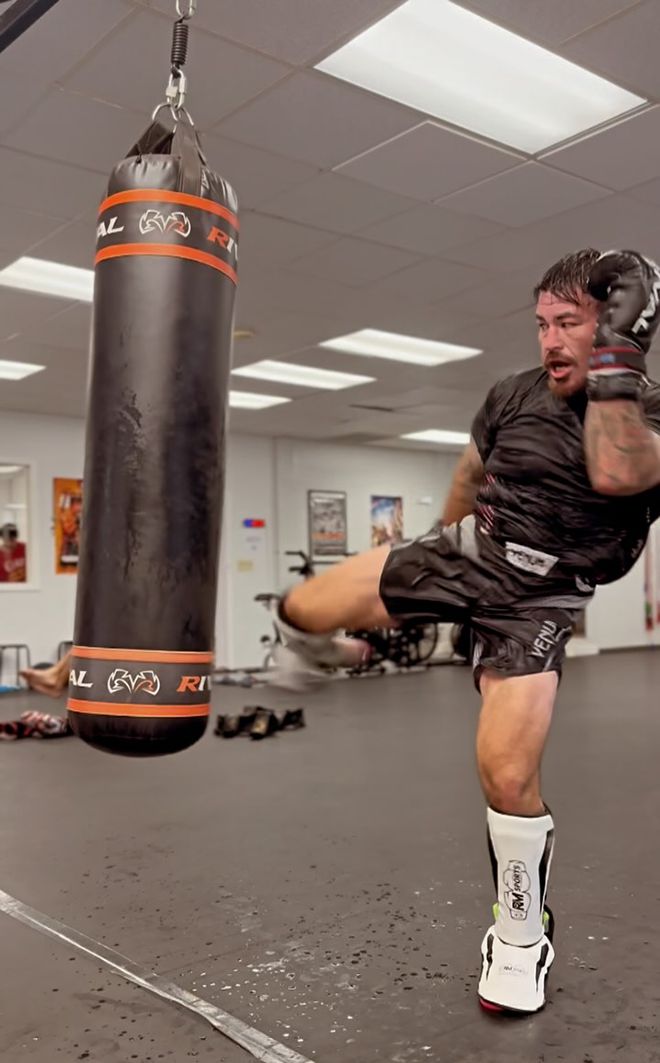 로케 마르티네스 블랙컴뱃 14 대비 훈련. 사진=RM Sports Boxing & Kickboxing Academy