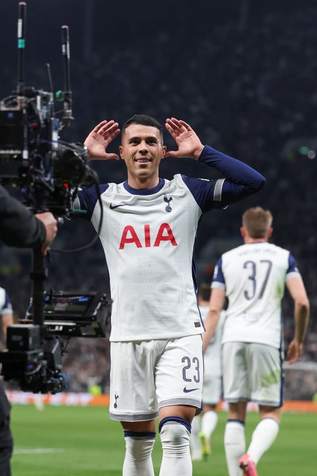 포로는 값진 동점골을 터뜨리며 토트넘의 패배를 막았다. 사진=EPA=연합뉴스 제공