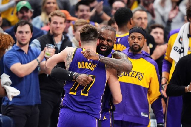 루카 돈치치는 완벽한 ‘친정 사냥’을 선보였다. 사진=AP=연합뉴스 제공