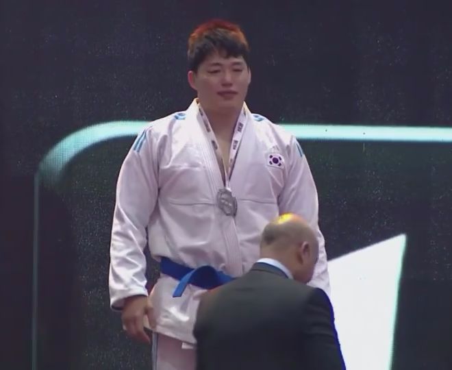 2023년 제7회 태국 방콕 아시아주짓수연맹 선수권대회 은메달리스트 이종구. 사진=JJAU 영상 화면