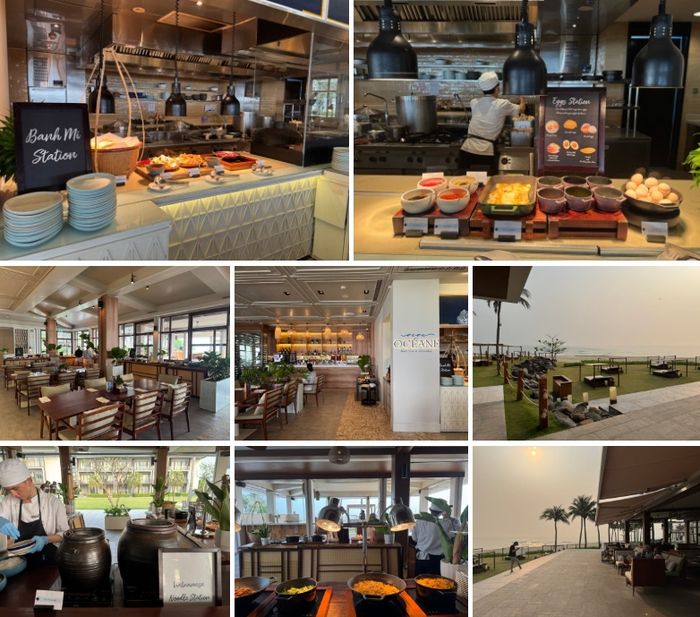 비브 오세안 레스토랑은 바다를 마주하며 식사를 할 수 있는 야외석도 마련되어 있다. / 사진=홍지연 여행+ 기자