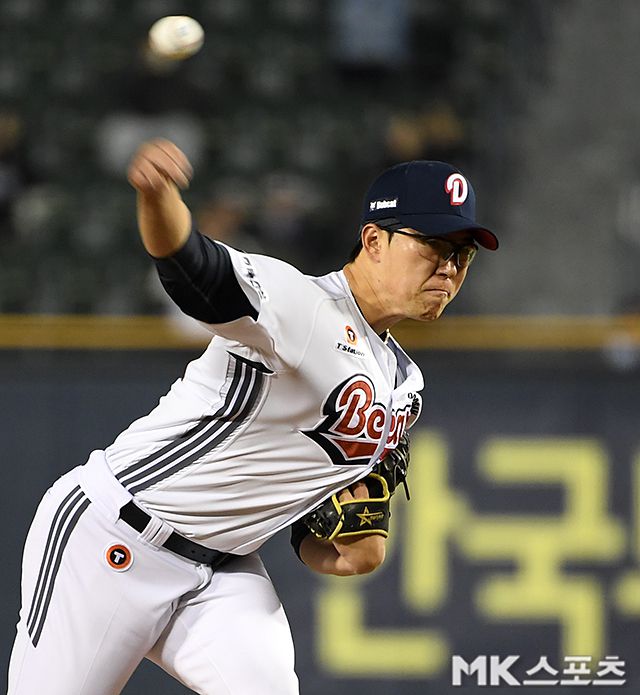 두산 김유성은 12일 잠실 LG전에서 쾌투할 수 있을까. 사진=천정환 기자