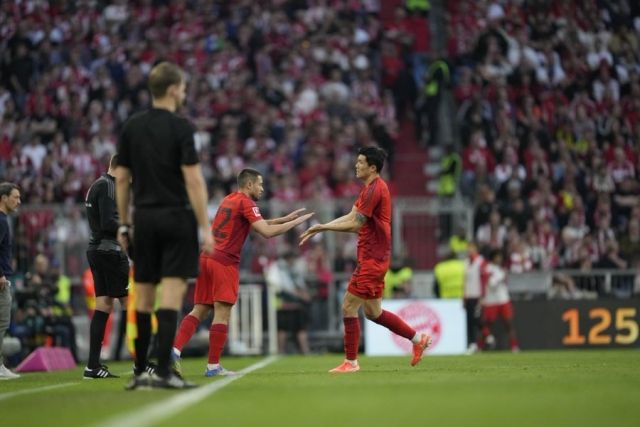 김민재는 후반 54분 게헤이루와 교체될 때까지 3번의 클리어, 3번의 가로채기, 58번의 볼 터치, 94%(45/48) 패스 성공률, 3번의 리커버리를 기록했다. 사진=바이에른 뮌헨 SNS