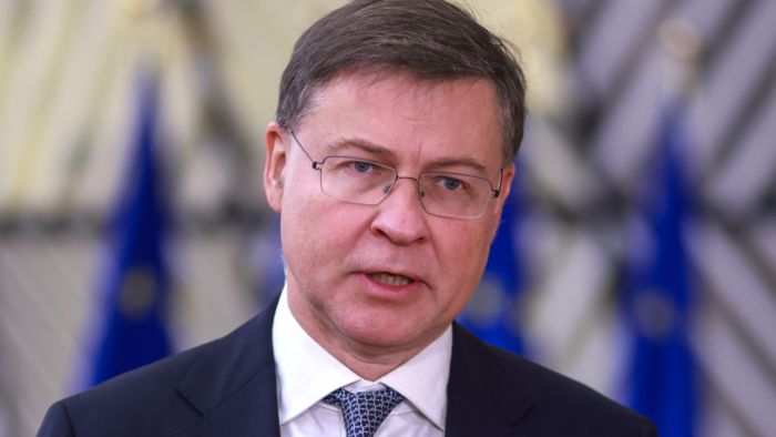 발디스 돔브로우스키스 EU 경제 담당 집행위원 [EPA = 연합뉴스]