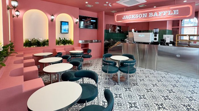 ‘잭슨베이플’ (JACKSON BAFFLE) 1호점 문정 직영점의 내부 모습. 잭슨나인스제이에스