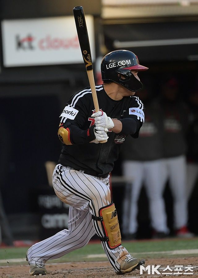 최근 물오른 클러치 능력을 과시하고 있는 문성주. 사진=천정환 기자