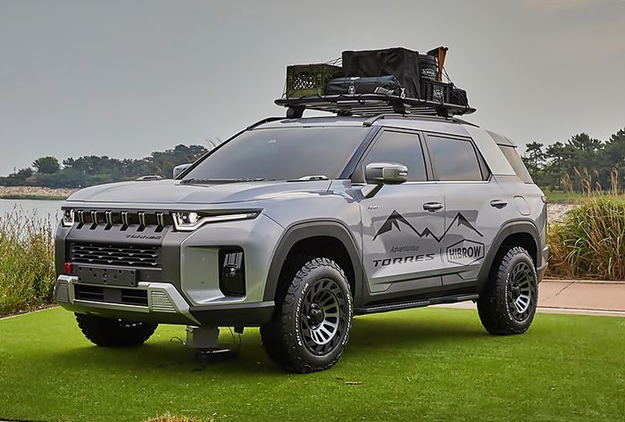 3년 전 첫선을 보인 토레스 가솔린 모델 [사진출처=KGM]