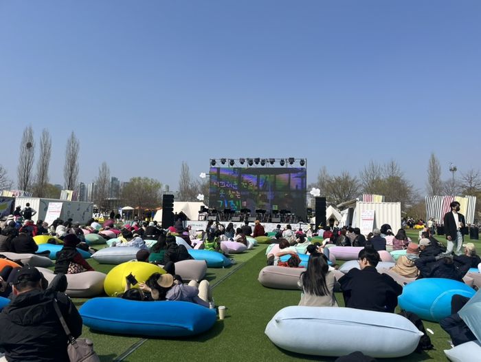 요기보 빈백 관람석/사진= 문서연 여행+ 기자