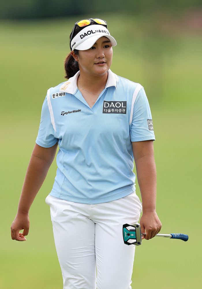 셰브론 챔피언십 첫날 공동 선두에 자리한 유해란. AFP 연합뉴스