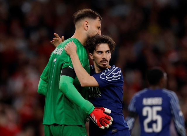 돈나룸마의 환상 선방쇼는 아스날의 추격 의지를 꺾었다. 사진=REUTERS=연합뉴스