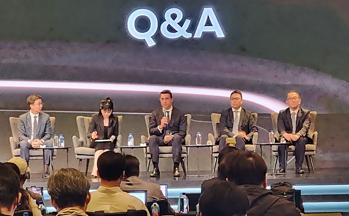 ‘원 전략’ 공식 발표회에서 진행된 질의응답 모습 [사진촬영=최기성 매경 디지털뉴스룸 기자]