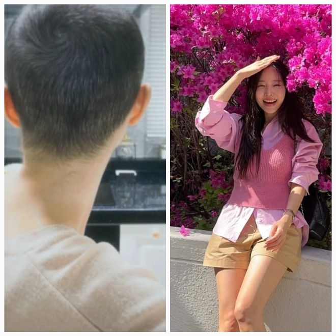 이솔이가 화사한 봄 햇살 아래 철쭉꽃을 배경으로 환한 미소를 전했다. 사진=이솔이 SNS