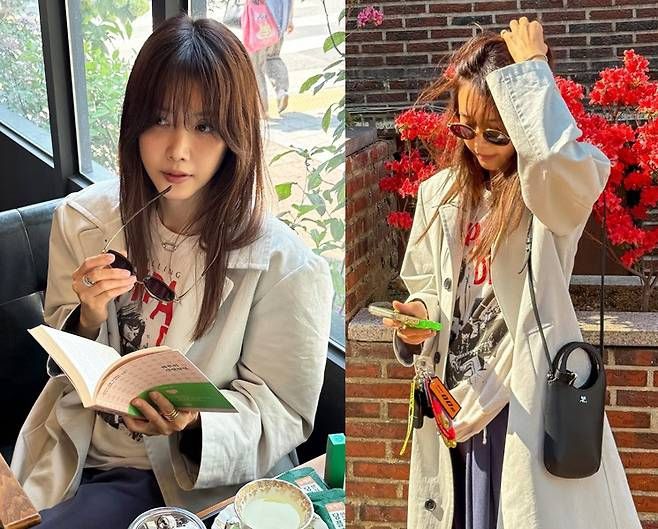 채정안이 ‘그린 라이트 데이’라는 감성적인 문구와 함께 스타일리시한 일상을 공개했다.사진=채정안 SNS