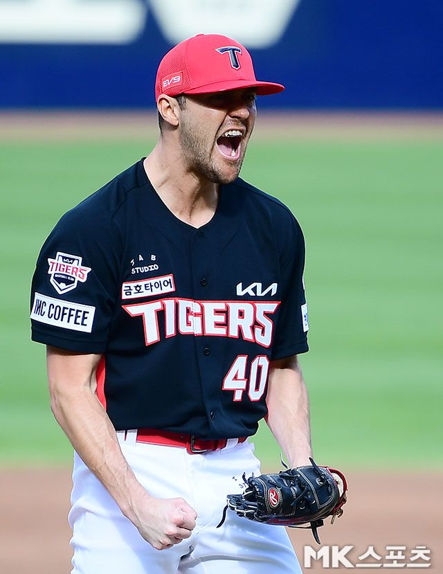 지난해 KIA의 V12를 견인했던 네일. 사진=김영구 기자