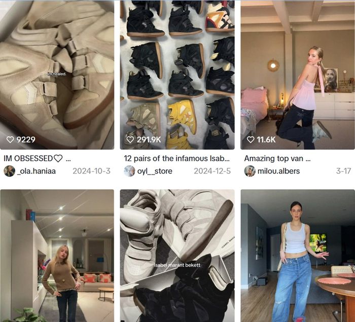 틱톡(TikTok) 내 ‘베켓(BEKETT)’ 검색결과.[사진출처=틱톡]