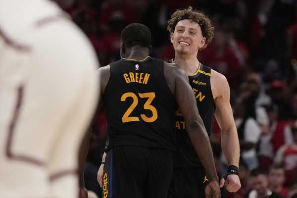 골든스테이트는 컨퍼런스 준결승에서 미네소타를 만난다. 사진= AP= 연합뉴스 제공