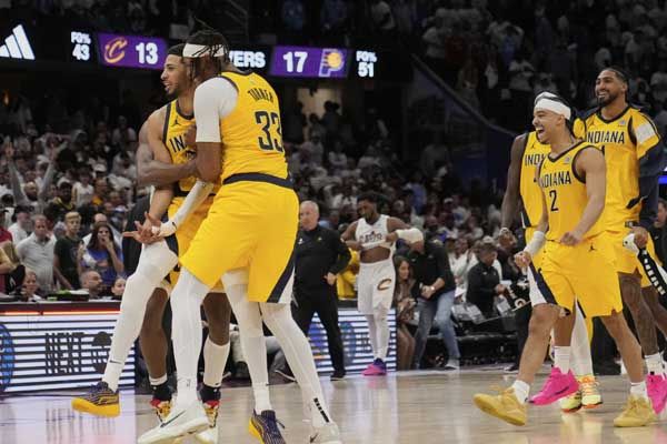 인디애나는 극적인 역전승을 거뒀다. 사진= AP= 연합뉴스 제공