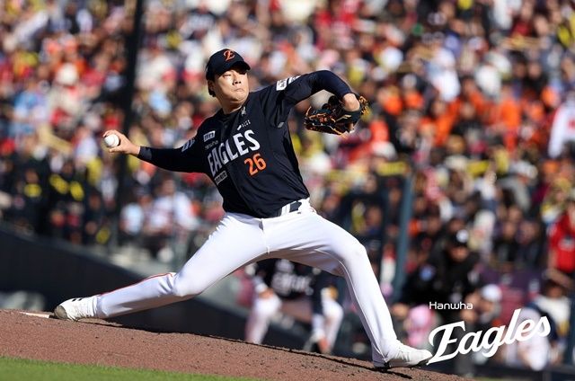 한화 한승혁은 9일 고척 키움전에서 구원승을 챙겼다. 사진=한화 제공