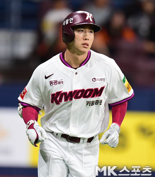 9일 고척 한화전에서 중요한 홈런을 때려낸 키움 이주형. 사진(고척 서울)=김재현 기자