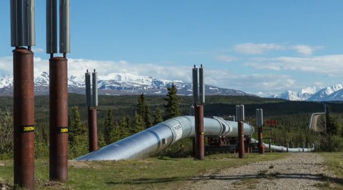 사업 중단 상태인 트랜스 알래스카 파이프라인 프로젝트 현장 사진 <미 내무부 영상 캡처>