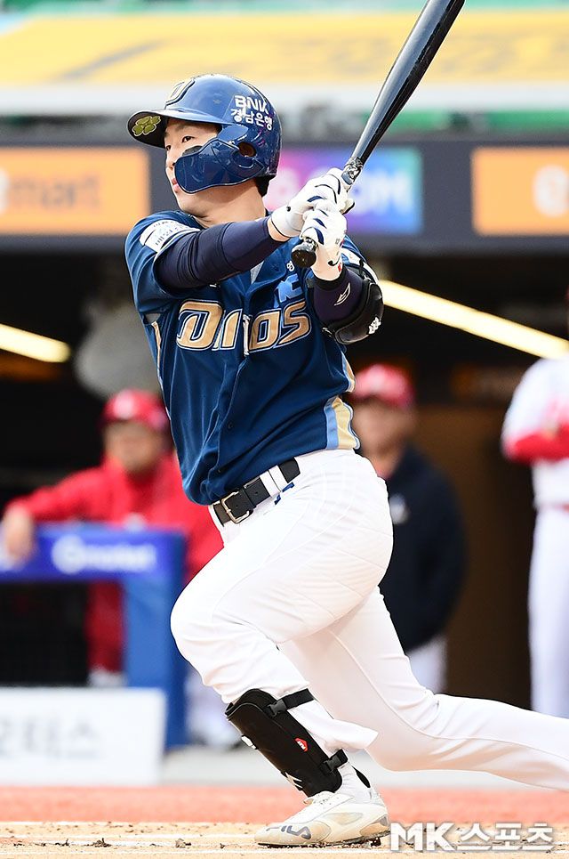 NC의 핵심 타자인 박건우. 사진(인천)=김영구 기자