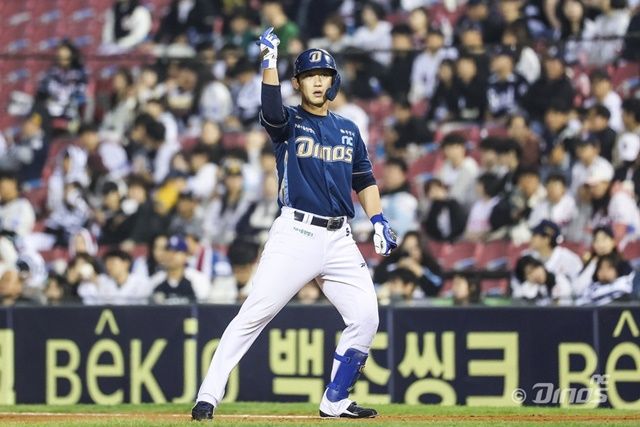 NC 서호철은 14일 인천 SSG전에서 클러치 능력을 뽐냈다. 사진=NC 제공