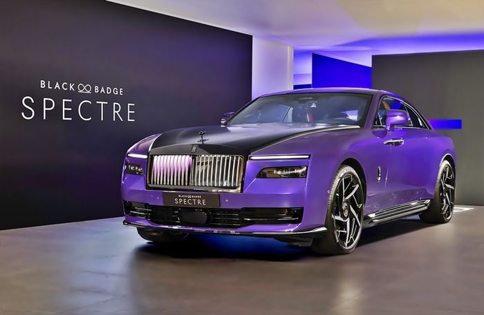 보라색으로 귀족적인 멋을 강화한 블랙배지 스펙터 [사진촬영=최기성 매경 디지털뉴스룸 기자]