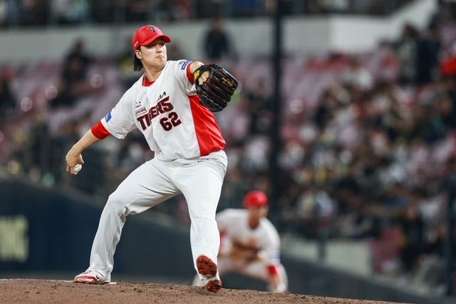 KIA 정해영은 15일 광주 롯데전에서 쾌투했다. 사진=KIA 제공