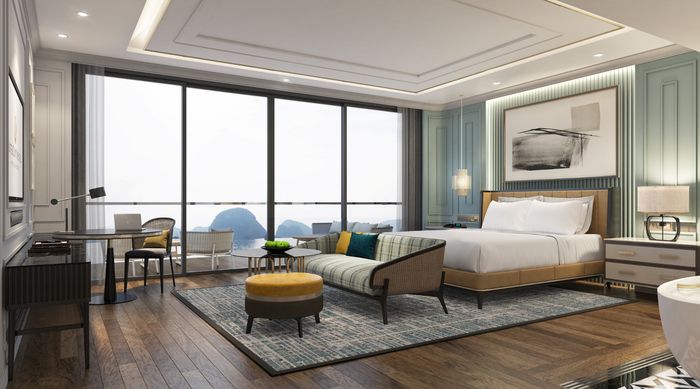 인터컨티넨탈 하롱베이 리조트 게스트룸 전경 / 사진=인터컨티넨탈 하롱베이 리조트