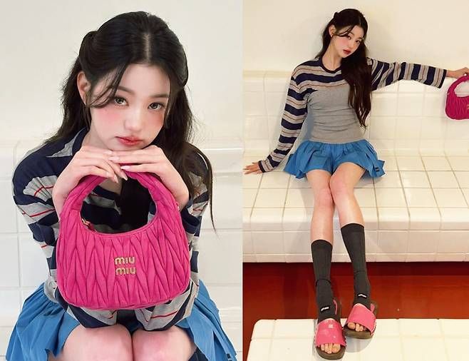 아이브 장원영이 인형 같은 미모와 독보적인 스타일로 시선을 사로잡았다.사진=장원영 SNS