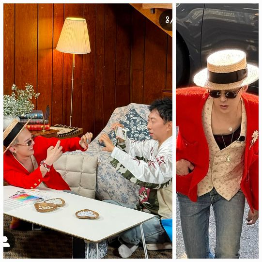 지드래곤이 박명수와의 케미를 뽐내며 ‘아이유 덕질 토크’를 펼쳤다. 사진=지드래곤 부계정