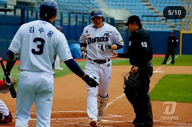 많은 기대를 받고 있는 김범준. 사진=NC 공식 퓨처스 팀 SNS 캡쳐