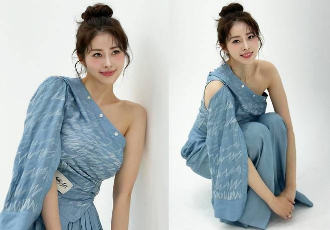 서동주가 단아한 푸른 드레스를 입고 ‘새 출발’을 예고했다. 화보 같은 사진과 함께 소속사 계약 종료 소식을 직접 전했다.사진=서동주 SNS