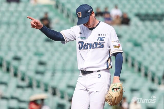 18일 울산 키움전에서 쾌투한 라일리. 사진=NC 제공