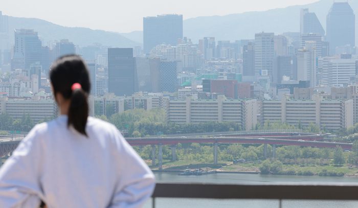 강남 압구정 현대아파트 전경. [사진 출처 = 연합뉴스]