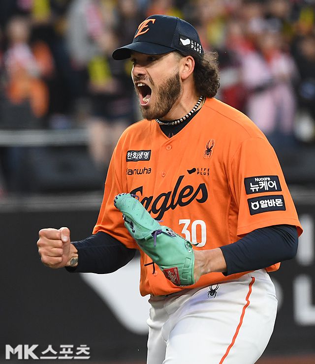 18탈삼진으로 타이 신기록을 쓴 코디 폰세. 사진=천정환 기자