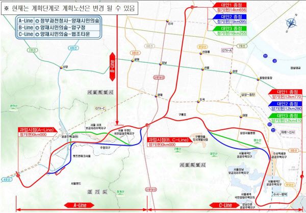 위례과천선 예상 노선도. 국토교통부 제공