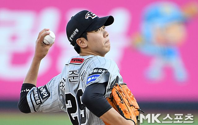 황준서는 6월 1일 창원 NC전에 선발 등판할 예정이다. 사진=천정환 기자
