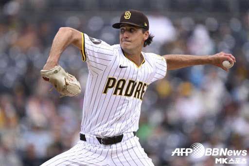 카일 하트는 이날 빅리그 마운드 복귀전을 치렀다. 사진(美 샌디에이고)=ⓒAFPBBNews = News1